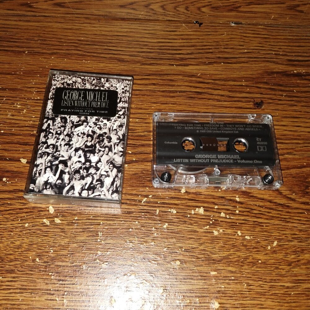 George Michael- Listen Without Prejudice, Vol. 1 on cassette (CBS Records, 1990)